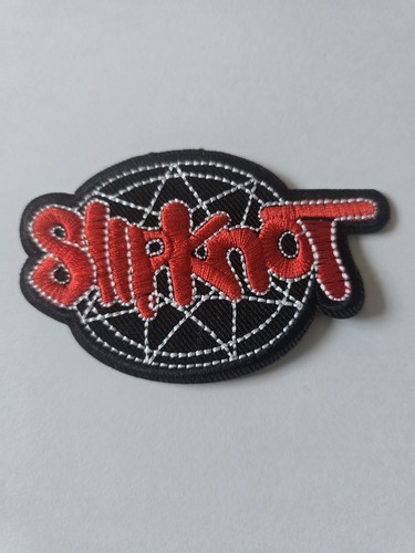 Slipknot logo woven sew - logo, on