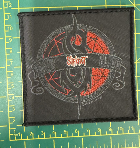 Slipknot crest woven sew - slipknot,