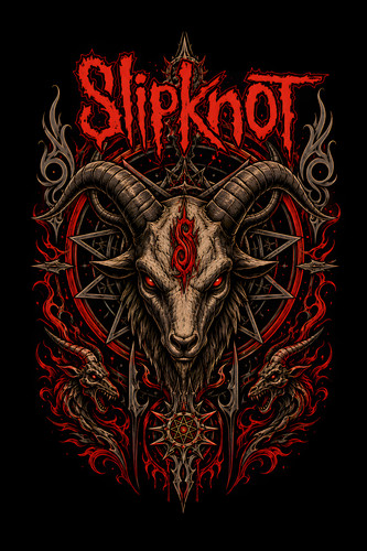 Slipknot sew patch - sew,