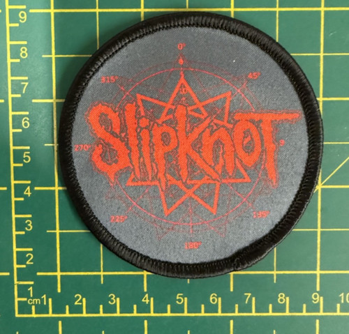 Slipknot round logo sew - logo,
