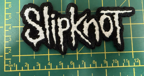Slipknot logo black border cut - black,