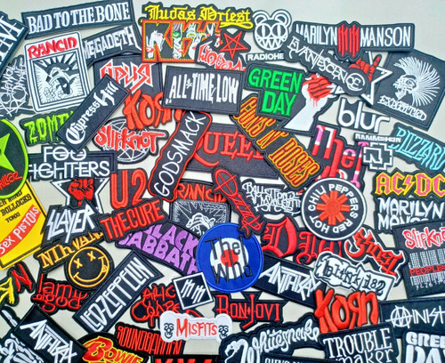 Music embroidered transfer - embroidered,