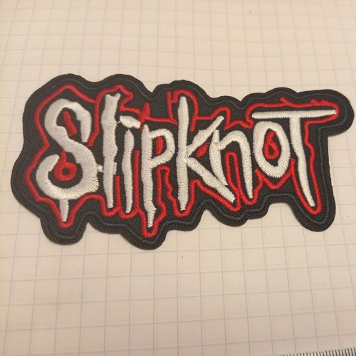 Slipknot band logo sew - band,