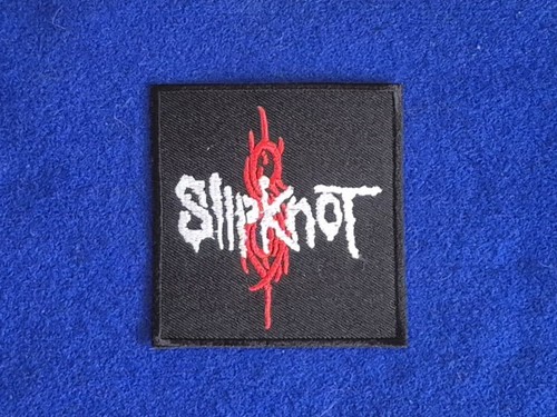 Slipknot patch sew iron - or, on