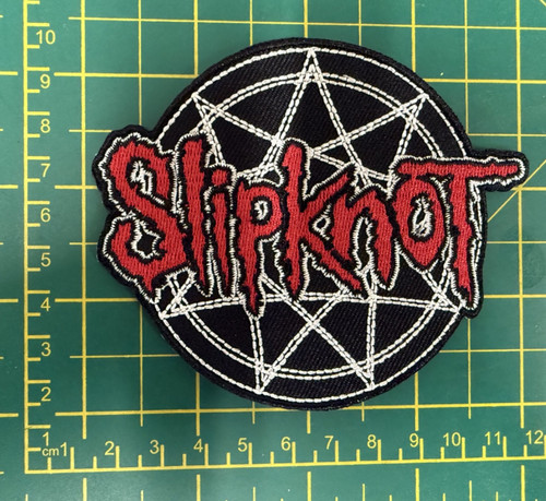 Slipknot nine point star - point, woven