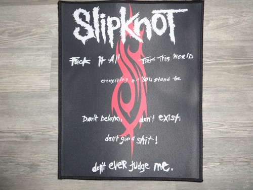 Slipknot patch backpatch back - slipknot,